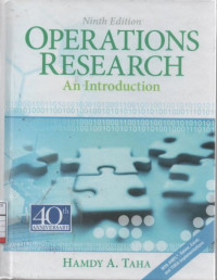 Operation Research : An Introduction