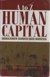 A to Z Human Capital Manajemen Sumber Daya Manusia