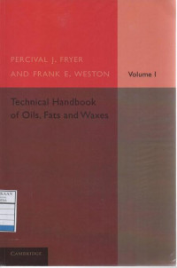 Technical Handbook of Oils, Fats and Waxes