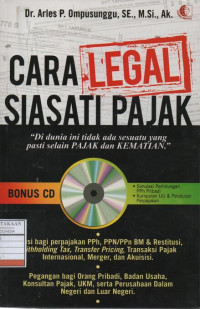 Cara Legal Siasati Pajak