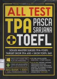 All Test TPA + TOEFL Pasca Sarjana