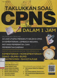 Taklukkan Soal CPNS dalam 1 Jam