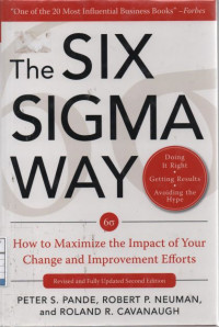 The Six Sigma Way: How to Maximize the Impact of Your Change and Improvement Efforts