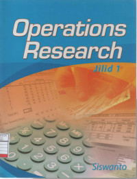 Operations Research - Jilid 1