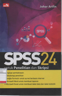 SPSS 24 untuk Penelitian dan Skripsi
