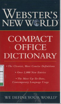 Webster's New World: Compact Office Dictionary