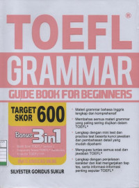TOEFL Grammar: Guide Book For Beginners