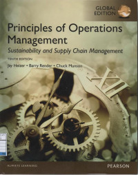 Principles of Operations Management : Suistainability and Supply Chain Management